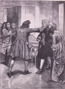 Walpoles skænderi med Townsend AD 1729 af Walter Paget